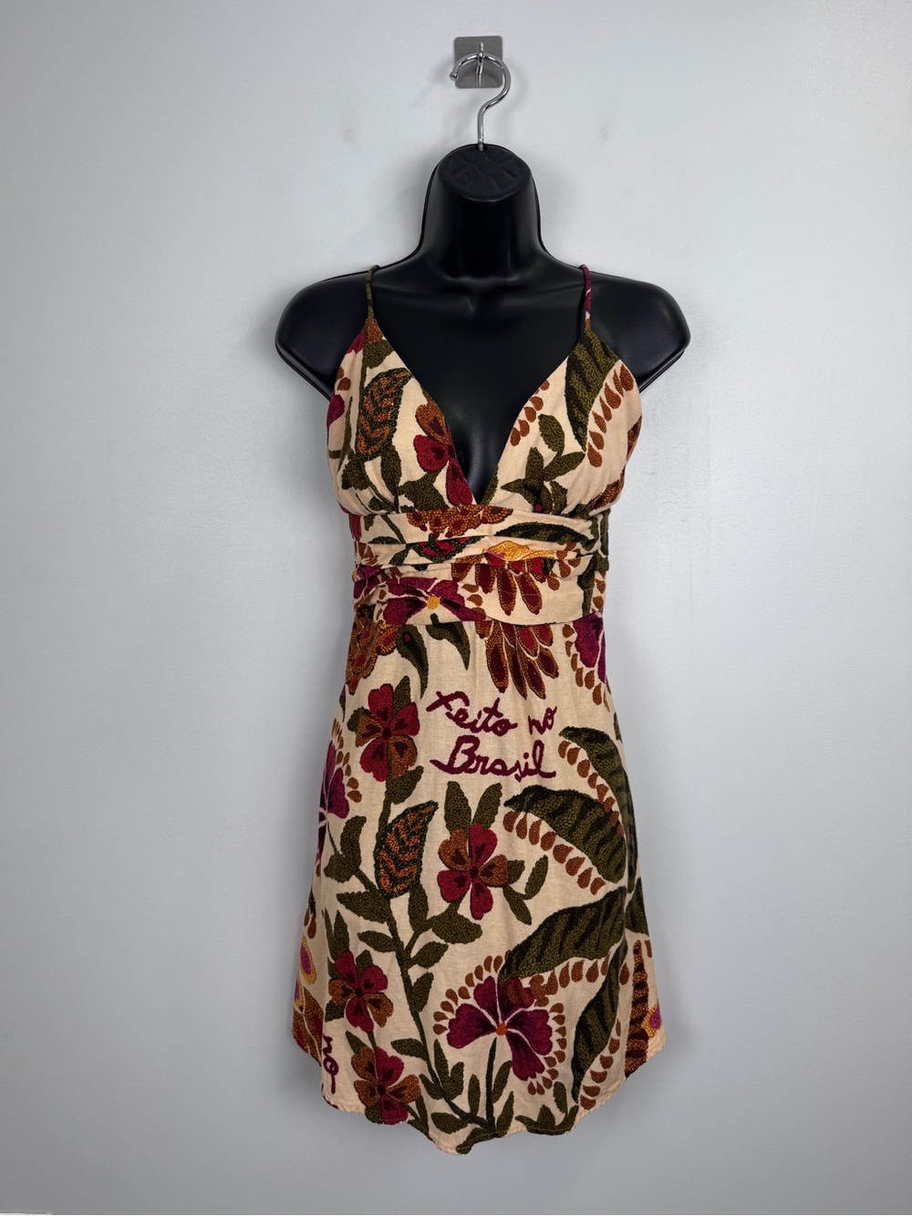 Farm Rio Women Floral Mini Dress Size P (XS)